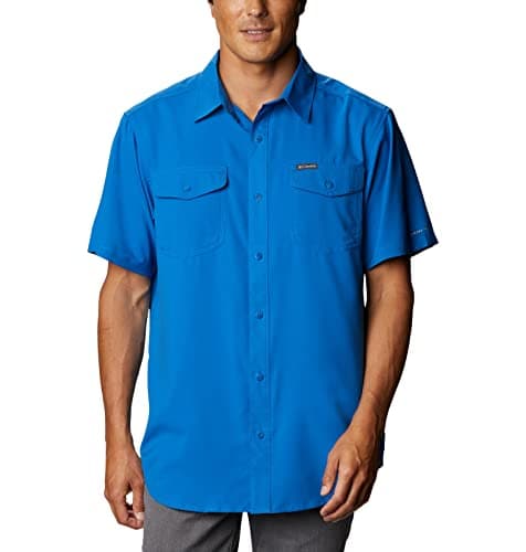 Columbia Men's Utilizer II Solid Short Sleeve Shirt, White, Medium