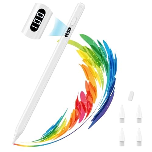 Moko Stylus Pen for iPad 2018-2026, USB-C Charge Pencil with LED Display