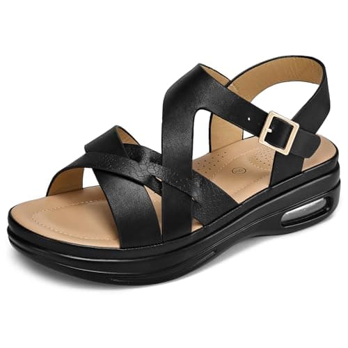 mysoft Women's Walking Sandals Air Cushioned Support