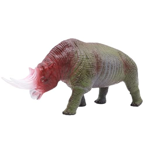 Gemini&Genius Green Arsinoitherium Prehistoric Animal Figure Toy for Kids