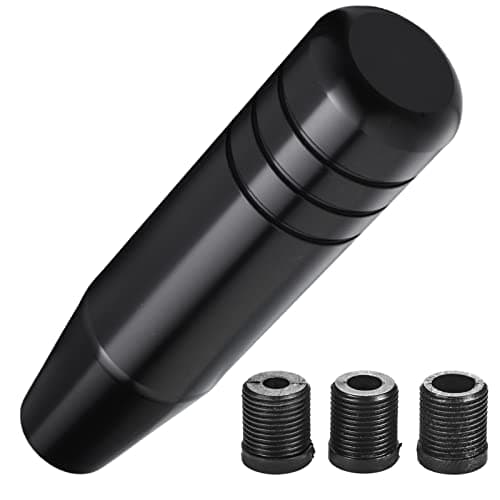 Arenbel 5" Weighted Gear Shift Knob, Polished Alloy Car Shifter Handle