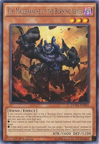 YU-GI-OH! - Cir, Malebranche of The Burning Abyss (DUEA-EN084) - Duelist Alliance - 1st Edition - Rare