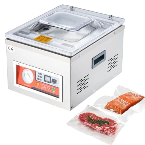 VEVOR Chamber Vacuum Sealer 260W Sealing Power 10.2 Inch Sealing Length