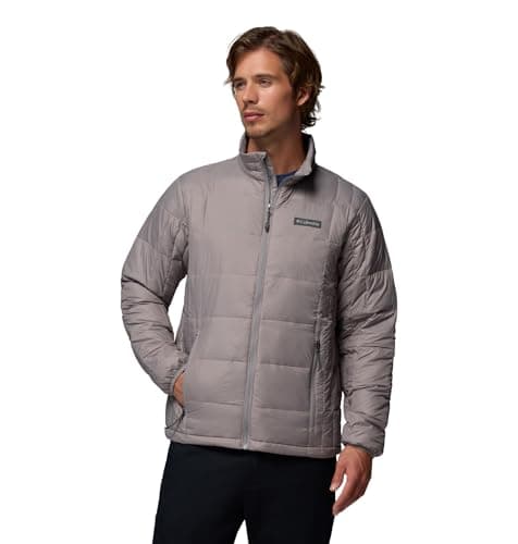 Columbia Men's Voodoo Falls 590 Turbodown II Jacket, Light Grey, Small