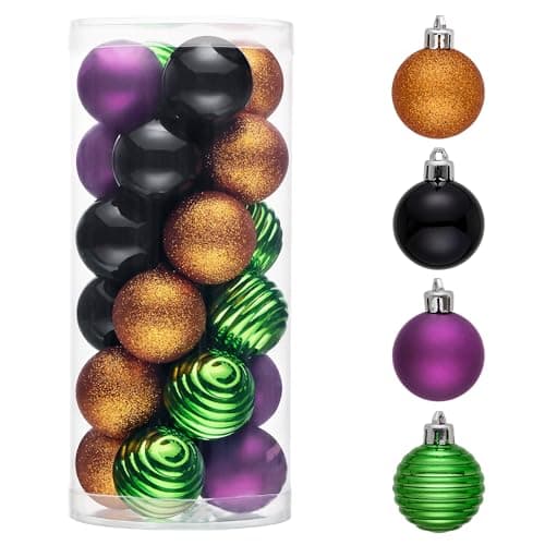 Valery Madelyn 24ct Halloween Ornaments Tree Decorations Indoor 1.6 Inch