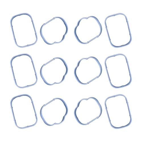 12PCS Lower & Upper Intake Manifold Gasket Set OEM 5281824AA,Rubber Car Intake Gasket Set for Sealing,Essential Intakes Plenum Gaskets Compatible with Jeep Dodge