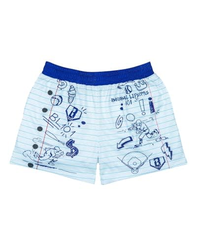 BL101 Youth Doodle Baseball Mesh Shorts for Boys - YM
