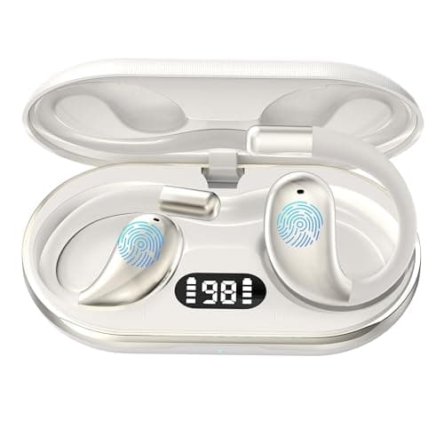 TEEPOCH AI Language Translator Earbuds,OWS Real-Time 4-in-1 Translation Earbuds 144 Languages & Accents, Bluetooth 5.4 Translation Device for Travel/Business/Learning (J500P White)