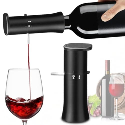 Vacuum Wine Dispenser, Multifunctional Wine Aerator, Wine Preservation System, Switchable Decanter & Wine Storage Function, Wine Accessories Gift for Wine Lovers, No Power & Consumables Required