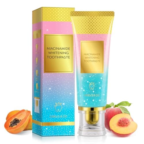 Niacinamide Whitening Toothpaste,Gum Repair, Effectively Whitens Teeth, Protects Tooth Enamel, Effectively Whitens Teeth, Protects Tooth Enamel,Freshens Breath 24 Hours (1 Pack)