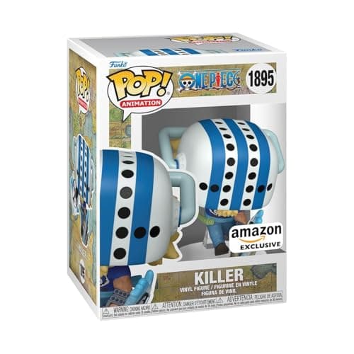 Funko Pop! Animation: One Piece - Killer - Amazon Exclusive - Collectable Vinyl Figure - Gift Idea - Official Merchandise - Toys for Kids & Adults - Anime Fans - Model Figure for Collectors