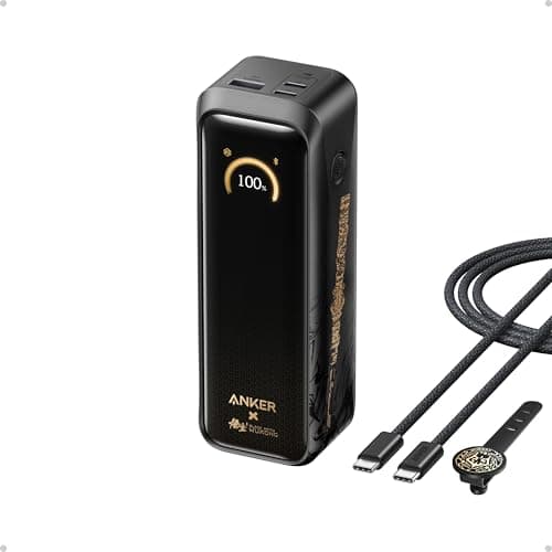Anker Prime Power Bank Black Myth: Wukong Edition, 20,100mAh 3-Port Portable Charger with 220W, Two-Way Power, TSA-Approved, App Control, for MacBook, iPhone 17/16 Series, and More (Base Not Included)