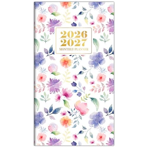2026-2027 Planner, 2 Pack 2 Years Monthly Planner 2026-2027, Jan 2026 - Dec 2027, 3.8" x 6.3", Pocket Calendar 24 Months with 2 Style