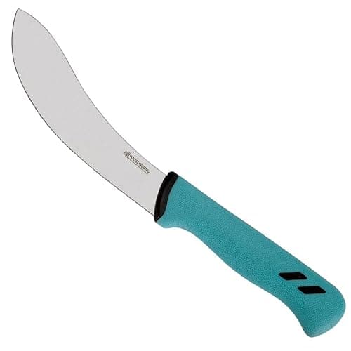 YOUSUNLONG Skinning Knife Professional Beef Skinning Knife 6 Inch - Premium High Carbon Molybdenum Steel Blade - Santoprene Handle
