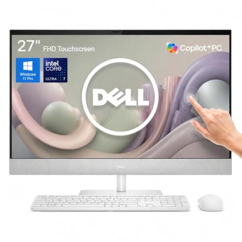 Dell 27" All in One Desktop Computer Intel Ultra 7 355 32GB 1TB Copilot PC