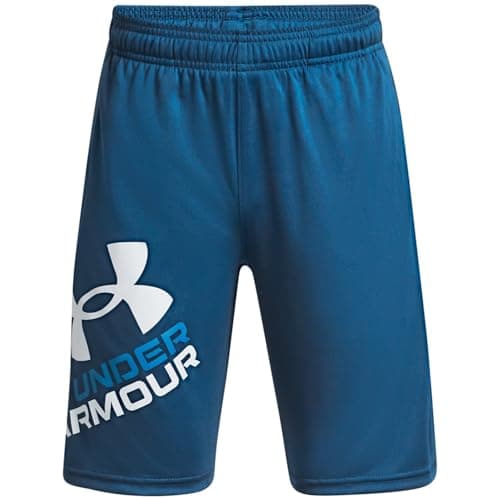 Under Armour Boys Prototype 2.0 Logo Shorts, (426) Varsity Blue / / White, X-Small