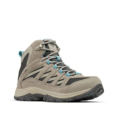 Columbia womens Crestwood Mid Waterproof Boot Hiking Shoe, New Olive, 5 Wide US
