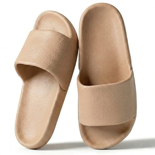 Kattmas Shower Shoes for Women & Men - Non-Slip House Slippers - Cloud Comfort Slides - Quick-Dry, Arch Support - Perfect for Bathroom, Beach, Pool, Travel 285mm 11.5-12.5 Wide Women/10.5-11.5 Men