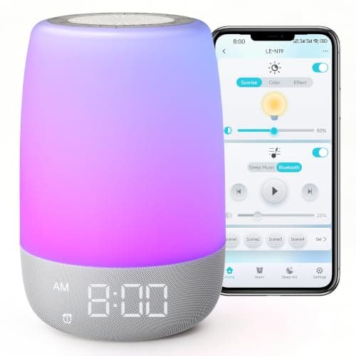Glocusent White Noise Sound Machine for Sleep, 45 Sleep Sounds