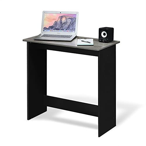 FURINNO Simplistic Study Table For Residential Use, French Oak Grey, 15.5 in x 31.5 in x 29.75 in (D x W x H)