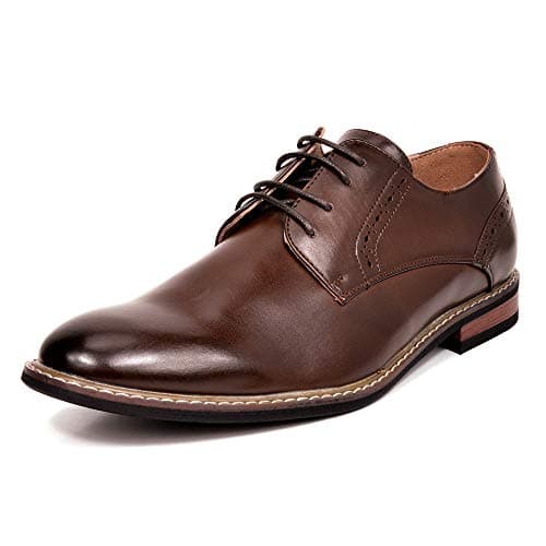Bruno Marc Men's Dress Classic Comfort Oxfords Shoes,Size 6.5,Dark/Brown,PRINCE-16