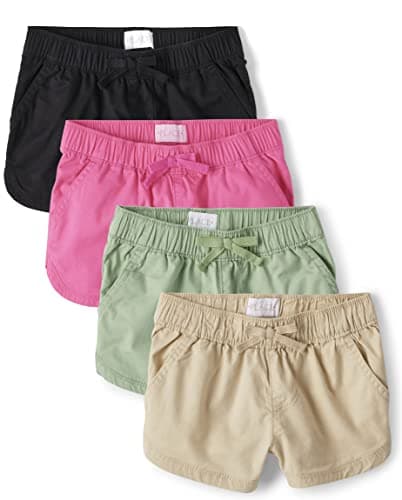 The Children's Place,Pull on Shorts,Solid 4 Pack,12