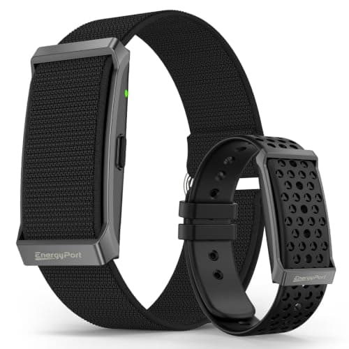 EnergyPort Fitness Tracker,Wearable Health Smart Bracelet Band with Blood Oxygen 170+ Sport Mode 60-Day Battery,Lifetime Membership,Activity Tracking Heart Rate Sleep Monitor for Android iOS,2 Bands