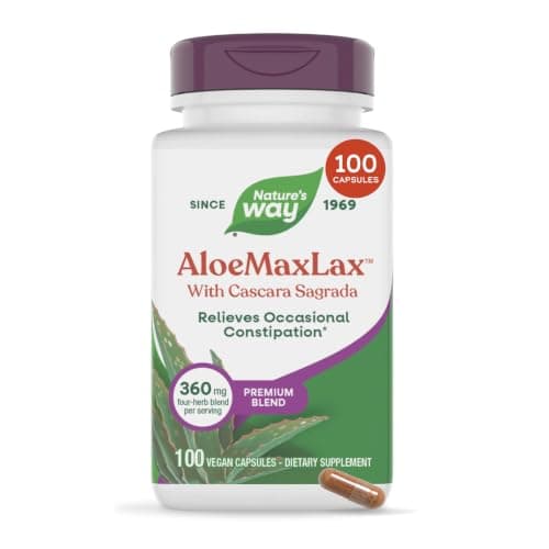 Nature's Way AloeMaxLax, Relieves Occasional Constipation*, 100 ct