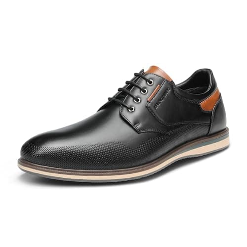 Bruno Marc Men's Casual Dress Shoes Business Formal Oxfords,Size 6.5,Black,LG19008M