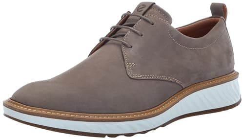 ECCO ST.1 Hybrid Plain Toe, Dark Clay Nubuck, 6-6.5