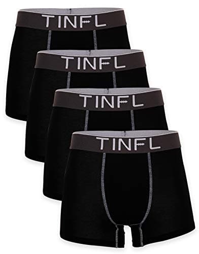 TINFL Big Boys Boxer Briefs 4-Pack Underwear Set MTD-06 S