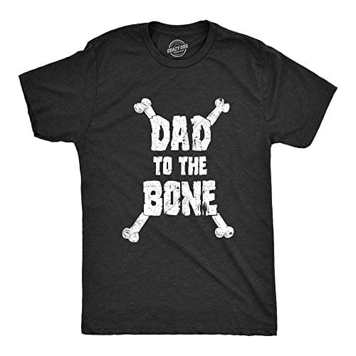 Mens Dad to The Bone Funny Music Parody Fathers Day T Shirt Cool Tee Idea Funny T Shirts Dad Joke Apparel for Men Cool Music Short Sleeve Novelty Tees for Black XL