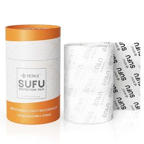 PEPAX SUFU Tattoo Aftercare Bandage - 4"x 10 Yard Second Skin Tattoo Cover Up Patch Waterproof Tattoo Bandage Breathable Tattoo Cover Up Tape Transparent Tattoo Wrap for Healing Tattoo Protection Film