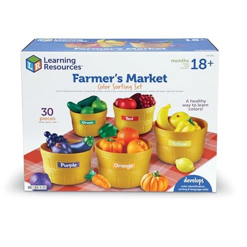 Learning Resources Original Farmer's Market Color Sorting Set