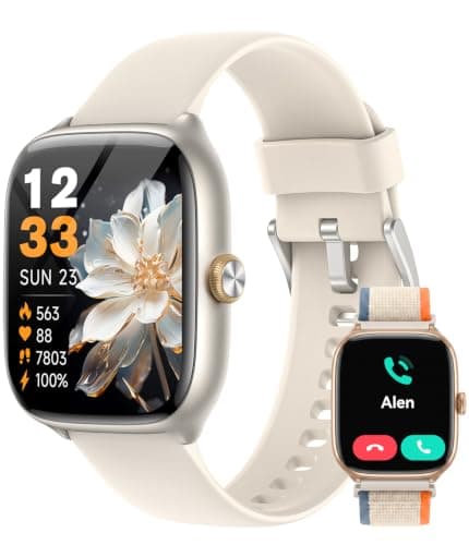 Quican Smart Watch for Women(Answer/Call), AMOLED Fitness Watch for Women