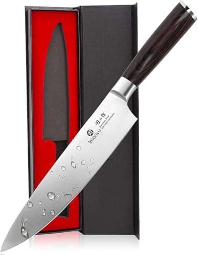 imarku Japanese Chef Knife - Sharp Kitchen Knife 8 Inch Chef's Knives HC Steel Paring Knife, Unique Gifts for Men and Women, Gifts for Mom or Dad, Kitchen Gadgets with Gift Box, Fathers Gifts