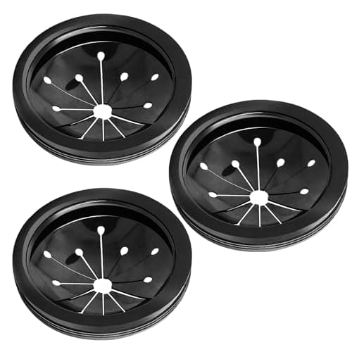 3 Pack Garbage Disposal Splash Guards Collar Sink Baffle, 3-1/8 Inch