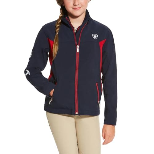 ARIAT Kid's New Team Softshell Jacket Blue Size X-Small