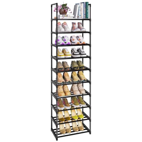 OYREL Shoe Rack - Sturdy Metal Shoes Storage Organizer for Closet, Entryway