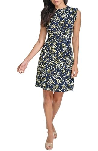Tommy Hilfiger Women's Dresses Dress,Sky Captain/Sunshine,6