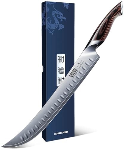 HOSHANHO Carving Slicing Knife, 12 Inch Razor Sharp Japanese Brisket Knife