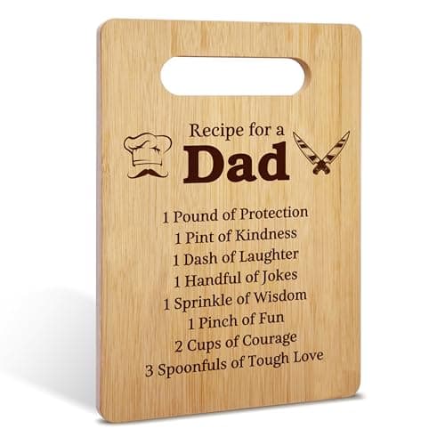 Gifts For Dad, Best Dad Bamboo Cutting Board Gifts From Daughter Son Kids, Father's Day Birthday Christmas Gifts For Father, Home Kitchen Decorations, Wooden Charcuterie Cutting Boards -49