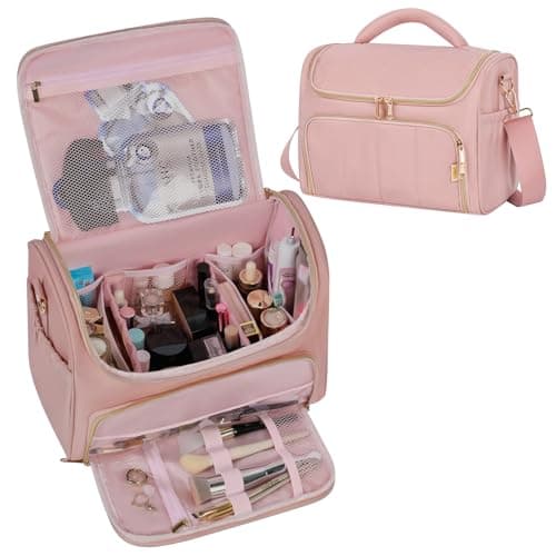 GR69N Travel Toiletry Bag,Large Makeup Bag Organizer Case for Women
