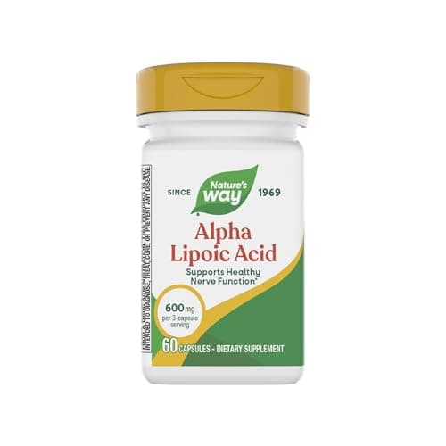 Nature's Way Alpha Lipoic Acid Capsules, 600 mg per Serving, 60 ct