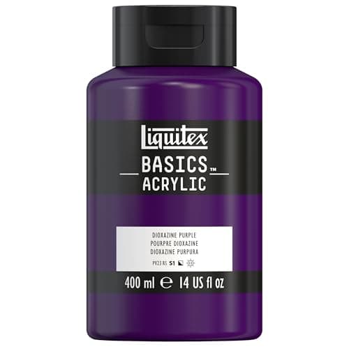 Liquitex BASICS Acrylic Paint, 13.5-oz Bottle, Dioxazine Purple