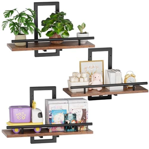 Sbosbo Floating Shelves for Wall Plant Shelf Indoor Wall Mounted Shelves