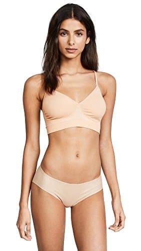 Yummie Women's Audrey Unlined Bralette Outlast® Seamless, Frappe, Small/Medium