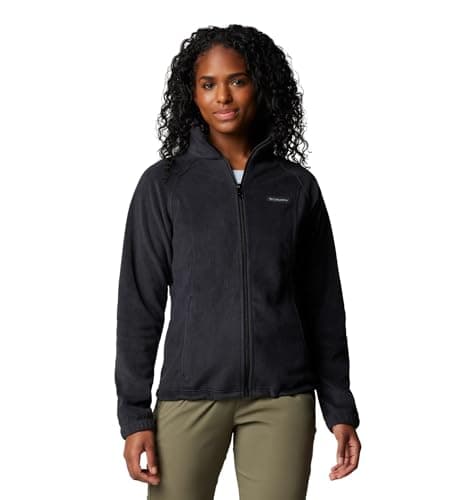 Columbia Womens Benton Springs Full Zip Fleece, Black, X-Large
