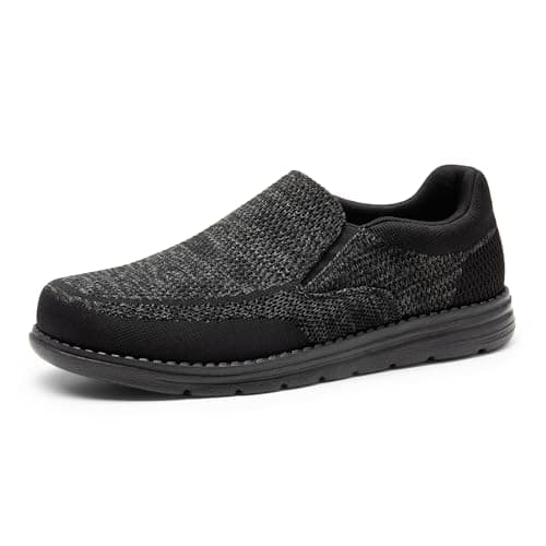 Bruno Marc Men's Slip-on Loafers Casual Lightweight Stretch Shoes,Size 14,Black,BMUMLS2520