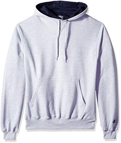 Hanes Men's Cotton MAX Pullover Hoodie Sweater, Light Steel, Small